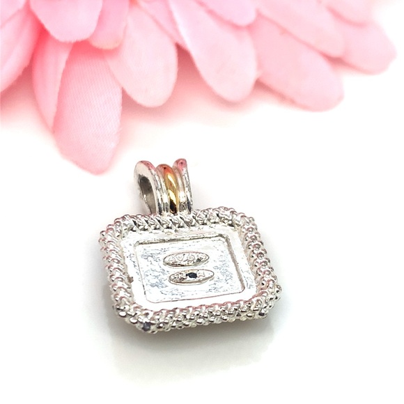 2/$10 Avon Two tone Pendant with crystals - Picture 4 of 4